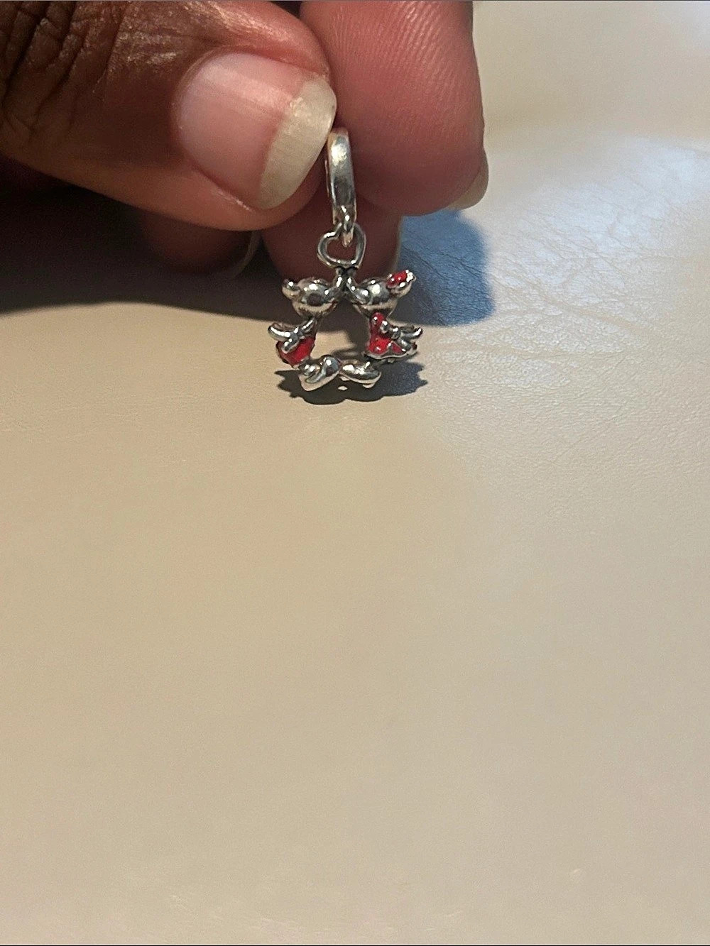Pandora Disney Mickey Mouse & Minnie Mouse Love and Kisses Dangle Charm & Minnie